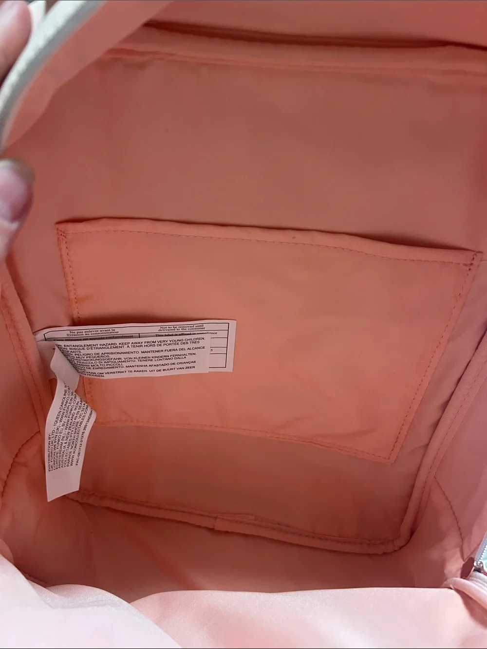 Loungefly Blush Pink Vinyl Accent Backpack